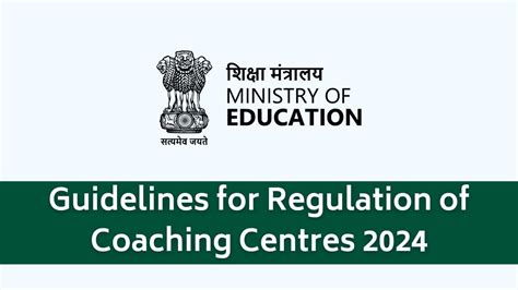 Very Important Govt Guidelines For Coaching Centres