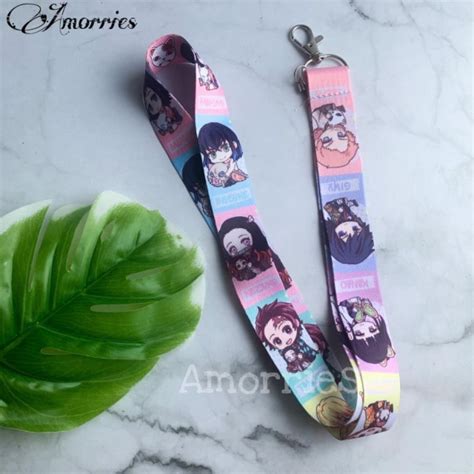 Jual Lanyard Kimetsu No Yaiba Gantungan Anime Lanyard Tanjiro Nezuko