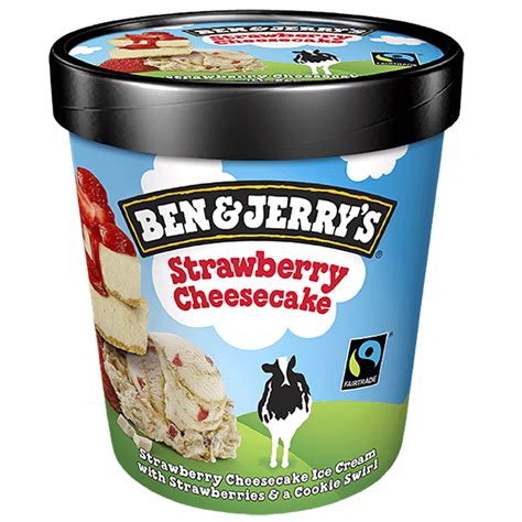 Ben And Jerrys Strawberry Cheesecake 8 X 465ml Ijsexpress