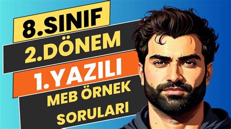 8 Sinif İngİlİzce 2 DÖnem 1 Yazili Sorulari Meb Örnek Yazili Sorulari