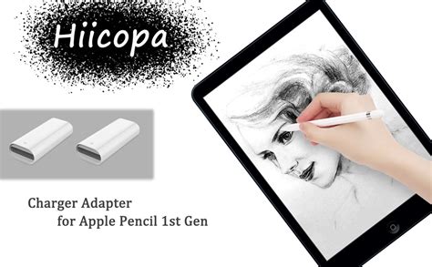 Hiicopa Charger Adapter Compatible With Apple Pencil 1st Generation Female To