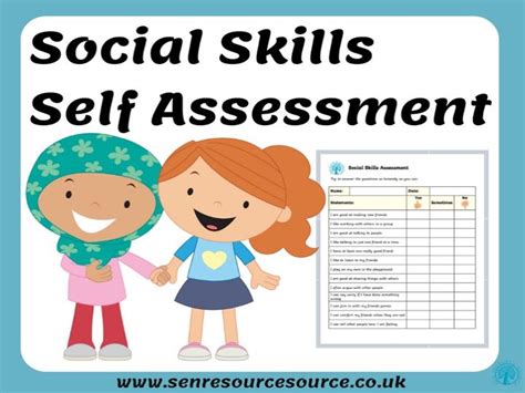 Social Skills Assessment Teaching Resources