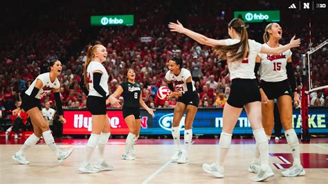 No. 5 Nebraska SWEEPS No. 2 Stanford at Home | Nebraska Volleyball ...