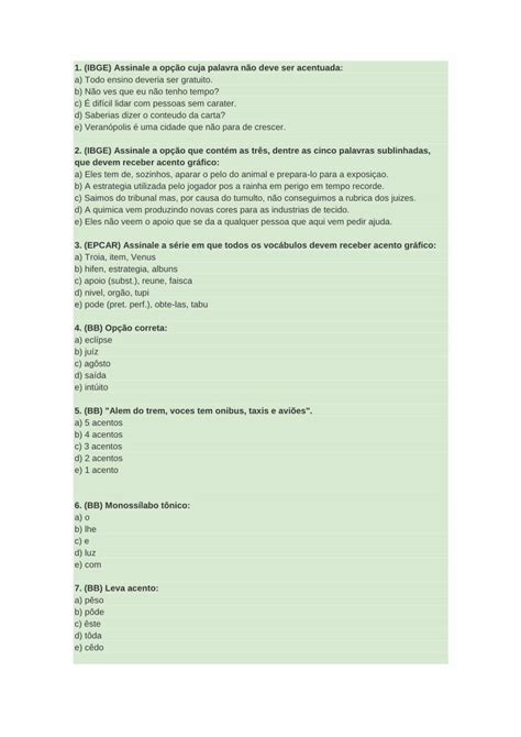 Pdf Exerc Cios Acentua O Gr Fica Dokumen Tips