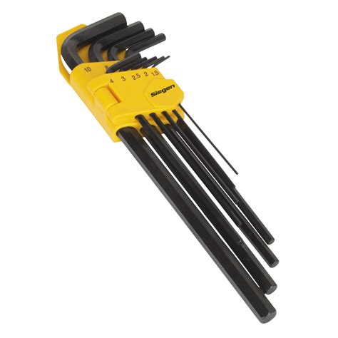 Hex Key Set 9pc Extra Long Metric Bearingboys