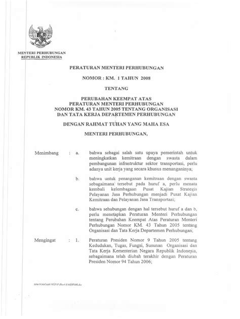 PDF Hukum Unsrat Ac Idhukum Unsrat Ac Id Men Menhub 1 2008 Pdf