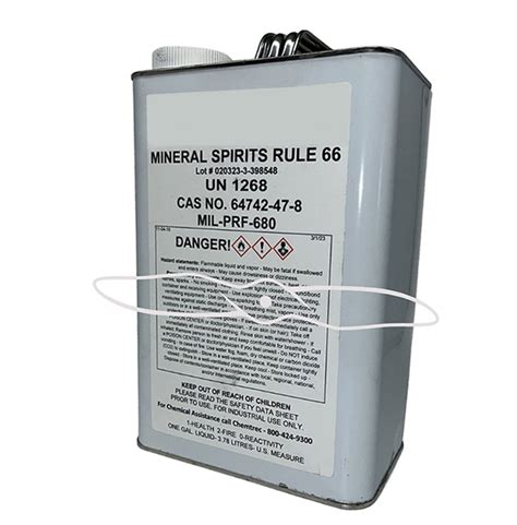 Mil-PRF-680 Type I (Formely PD-680 Type I) Mineral Spirits Solvent - 1 Gallon Aircraft Parts