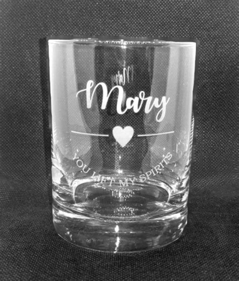 Custom Glasses Your Logo Here Glassware Birthday T Etsy