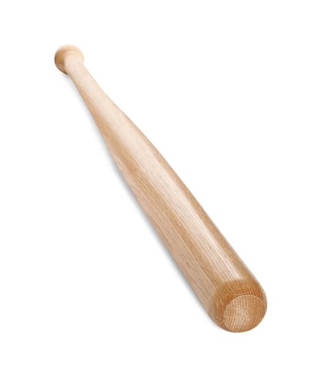 Premium Photo | Wooden baseball bat isolated on white sports equipment