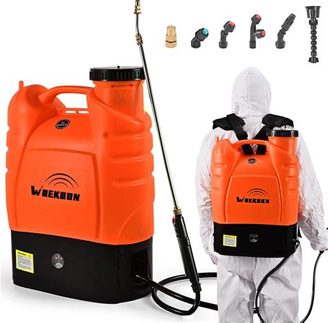 Gallon Battery Powered Backpack Sprayer With Lithium Battery And