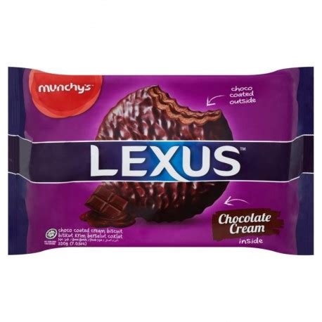 Munchy S LEXUS Chocolate Coated Cream Biscuits Pantry Express Store