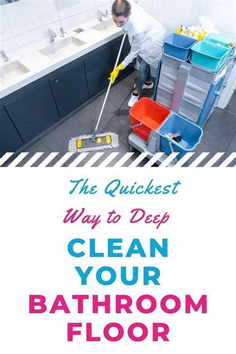 The Quickest Way To Deep Clean Your Bathroom Floor 1000 Modern