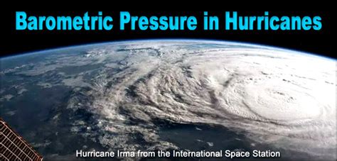 Hurricane Barometric Pressure Chart