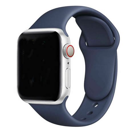 Bracelet Silicone Apple Watch Bleu Braceletsmartwatch Fr