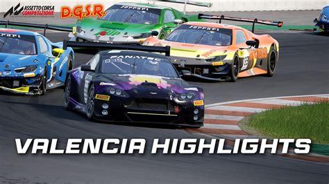 Acc Aston Martin Vantage V Gt Dgsr Valencia Highlights Youtube