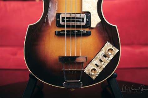 Hofner Vintage 500 1 Violin Bass Mid 1970’s With Blade Pickups La Vintage Gear