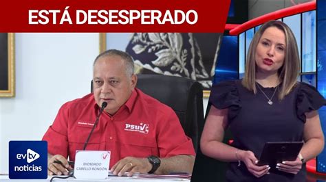 Diosdado Est Detr S De La Trampa Electoral Evtvnoticias Con