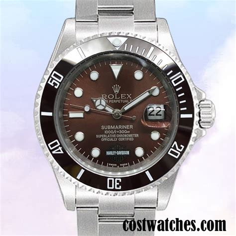 Rolex Submariner Rolex Calibre 2813 Harley Davidson Herren 15mm Hands