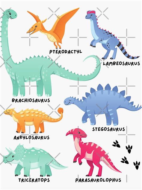 "Dinosaur Names for a Future Paleontologist Popular Types of Species ...