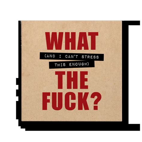 Magnet What The Fuck Card And Caboodle