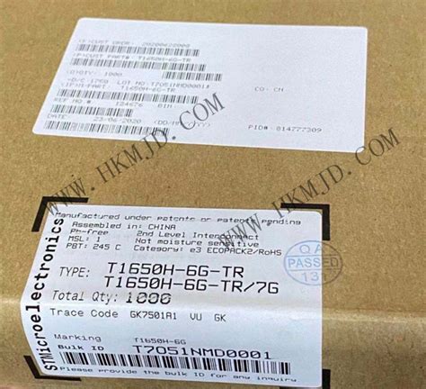 T1650H 6G Electronics Inventory Shenzhen Mingjiada Electronic Co LTD