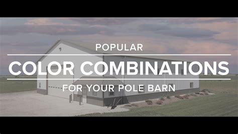 Popular Color Combinations for Your Pole Barn | Pole barn, Pole barn ...