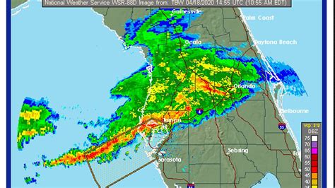 Severe Thunderstorm Heading To Tampa Bay