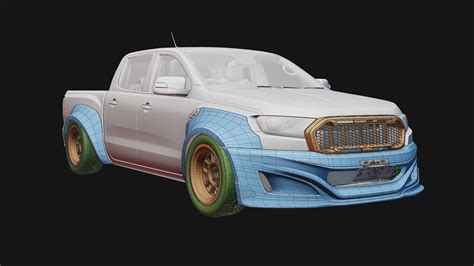 ArtStation - 2019 Ford Ranger Custom Widebody | Resources