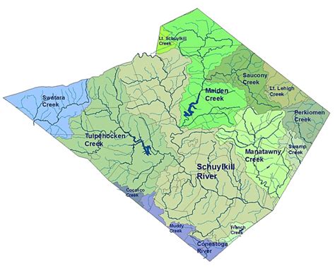 Watershed Map – Berks County Conservation District