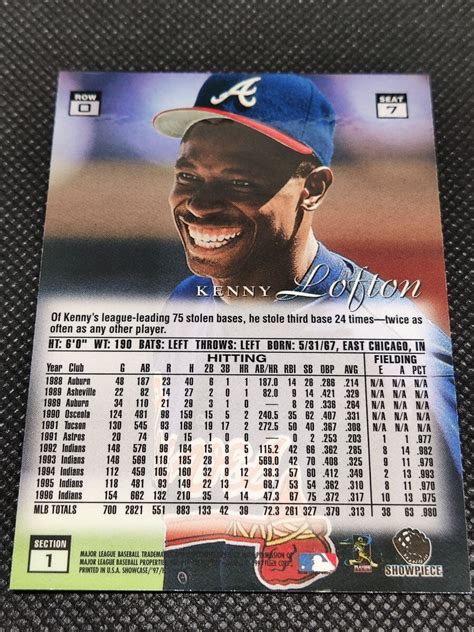 Yahoo オークション 1997 FLEER FLAIR SHOWCASE ROW0 KENNY LOFTON