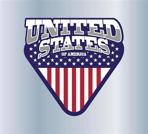 Premium Vector America Usa Flag Emblem