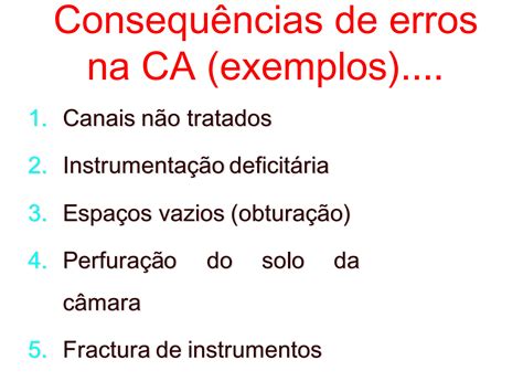 Solution Erros Na Cavidade De Acesso Endodontia Medicina Dentaria