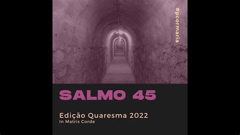 Salmo Ter A Feira Salmo Di Rio Pcormaria Quaresma