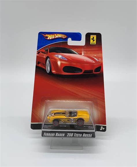 2007 Hot Wheels Ferrari Racer Ferrari 250 Testa Rossa Yellow