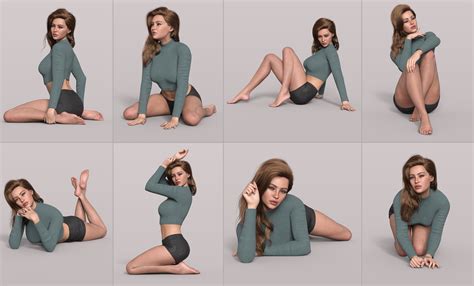 Z Floor Attraction Pose Mega Set For Genesis And Female Daz D