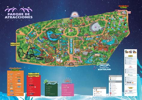 Parque de Atracciones de Madrid Map and Brochure (2021 - 2023 ...