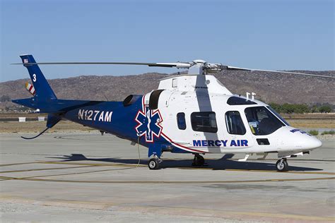 N127am Agusta A109e Air Methodsmercy Air Hemet Ryan Fiel Flickr