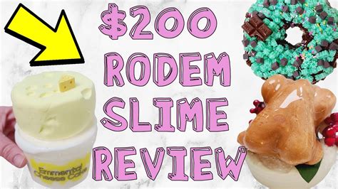 Honest Rodem Slime Review Underrated Slime Shop Part Youtube