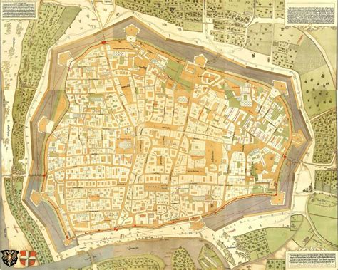 Large detailed old map of Vienna city - 1547 | Vienna | Austria ...