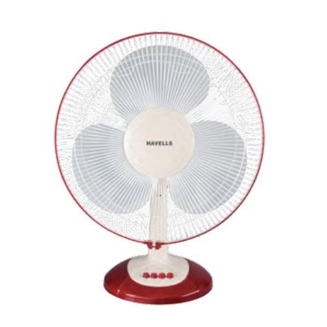 Havells Electricity Swing LX Cherry And White Table Fan 400 Mm At Rs