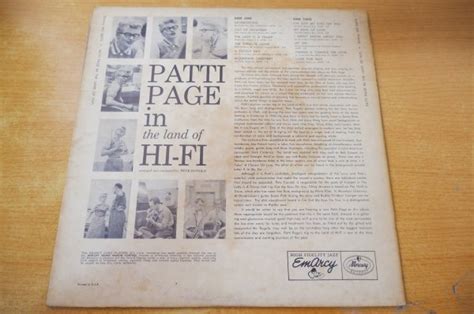 Yahoo オークション K2 194LP US盤パティペイジ Patti Page