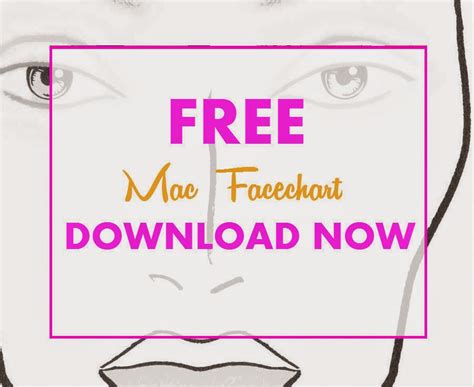 Becoming a Makeup Artist: Free Blank MAC Makeup Chart