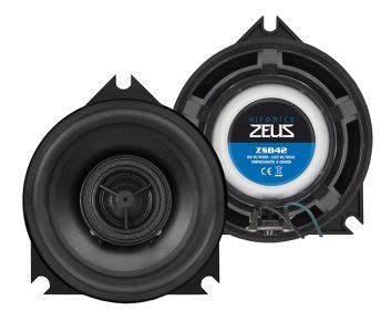 ZSB42 Haut Parleurs 2 Voies Coaxial 10 Cm BMW HIFONICS ZSB42