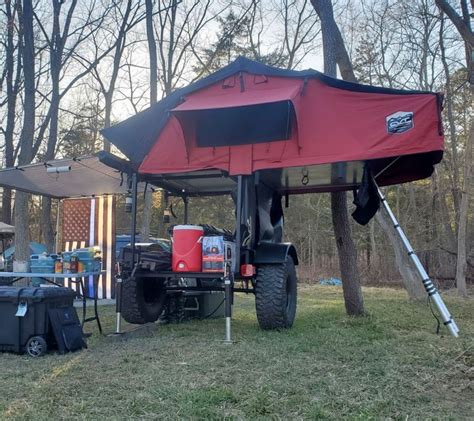 Utility Trailer Roof Top Tent Rack