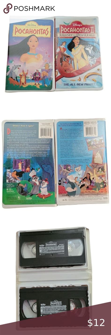 Pocahontas I and II on VHS in 2022 | New movies, Earmuffs, New world