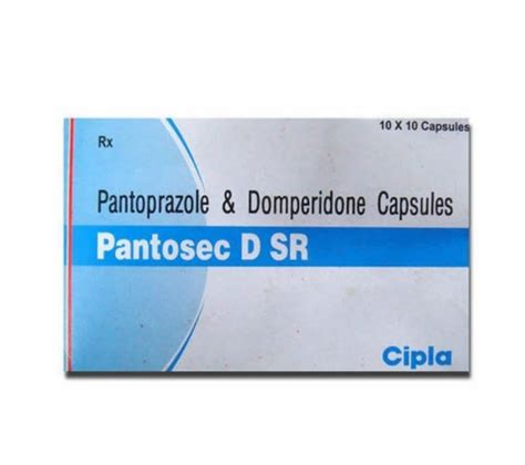 Pantosec Dsr Pantoprazole Domperidone Capsules At Rs Strip Pan