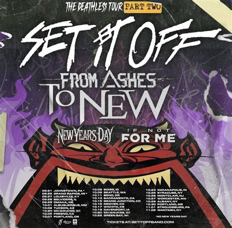 Set It Off Announces The Deathless Tour Part Two