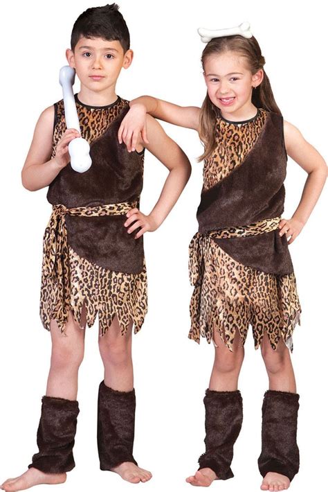 Déguisement homme des cavernes Stoneage pour enfant Party fr