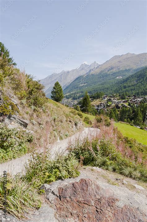 Zermatt Dorf Bergdorf Walliser Dorf Alpen Schweizer Berge Furi