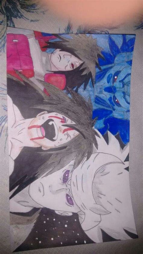 Gente Hoje Vim Trazer Os Desenhos De Itachi E Madara Espero Qi Gostei